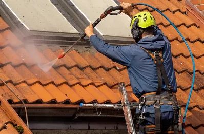 Démoussage et hydrofuge de toiture à Bambiderstroff